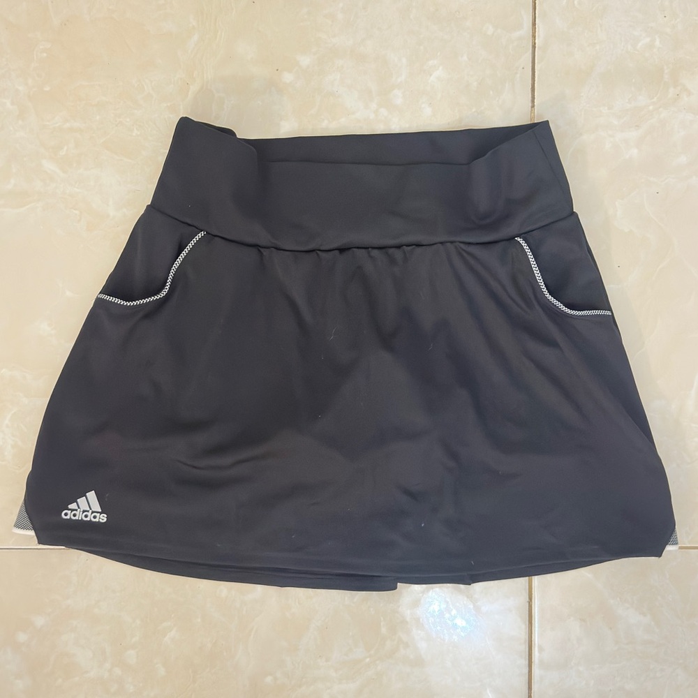 Adidas black tennis skirt